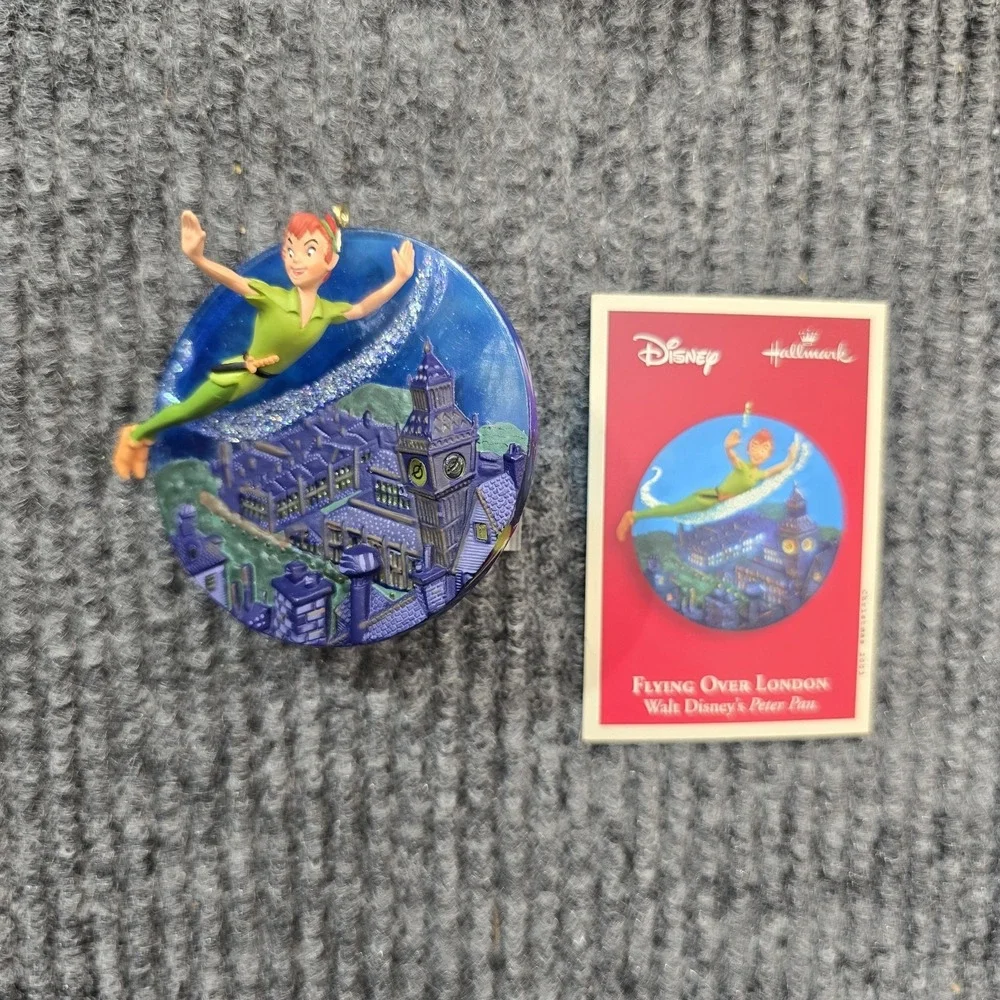 Peter Pan Flying‎ Over London Disney Hallmark Keepsake Ornament 2003